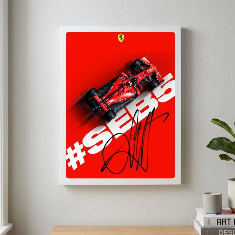 ferrari f1 sebastian vettel - Vibes Districtferrari f1 sebastian vettel poster GoldVibes District