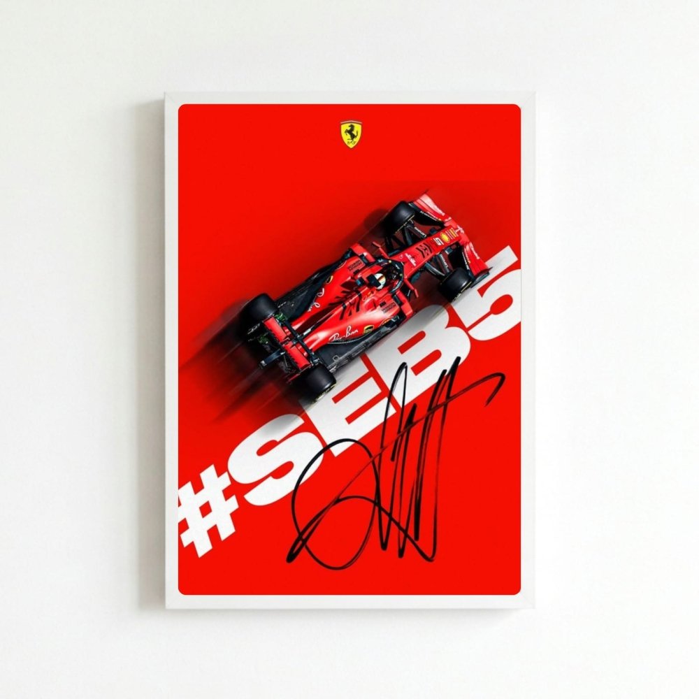 ferrari f1 sebastian vettel - Vibes Districtferrari f1 sebastian vettel poster BiancoVibes District