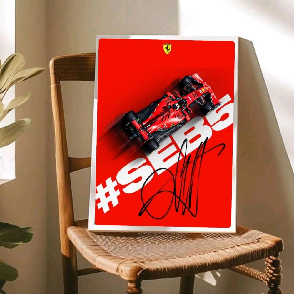 ferrari f1 sebastian vettel - Vibes Districtferrari f1 sebastian vettel poster GoldVibes District