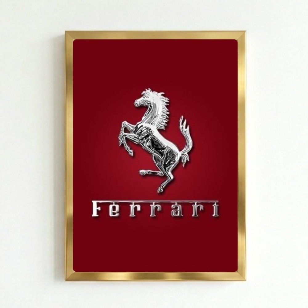 Ferrari logo - Vibes DistrictFerrari logo GoldVibes District