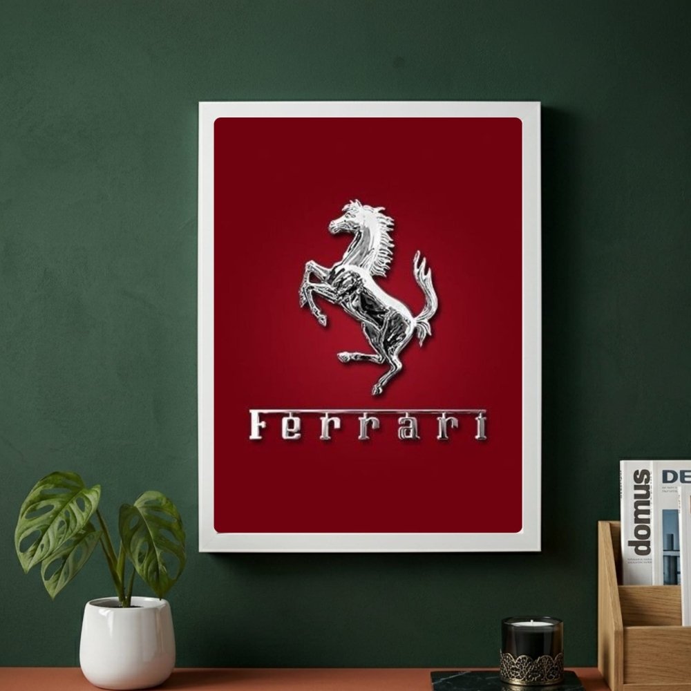 Ferrari logo - Vibes DistrictFerrari logo SilverVibes District
