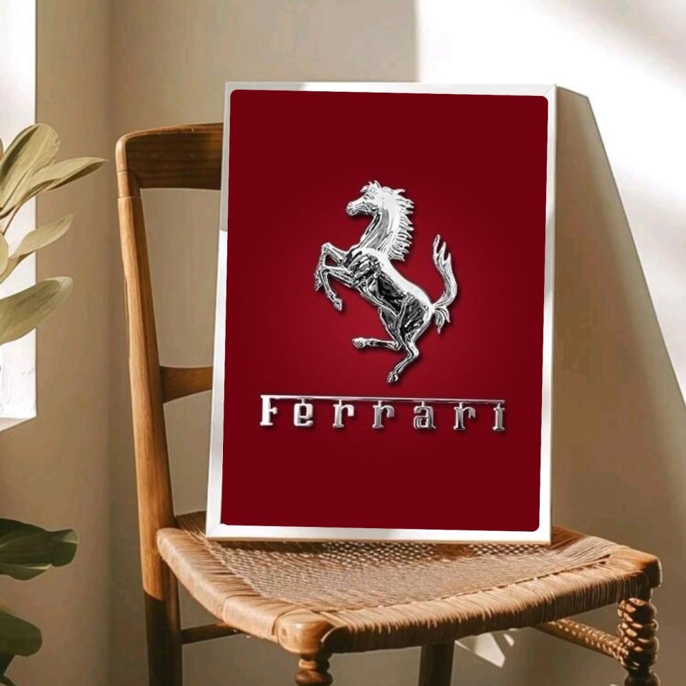 Ferrari logo - Vibes DistrictFerrari logo SilverVibes District