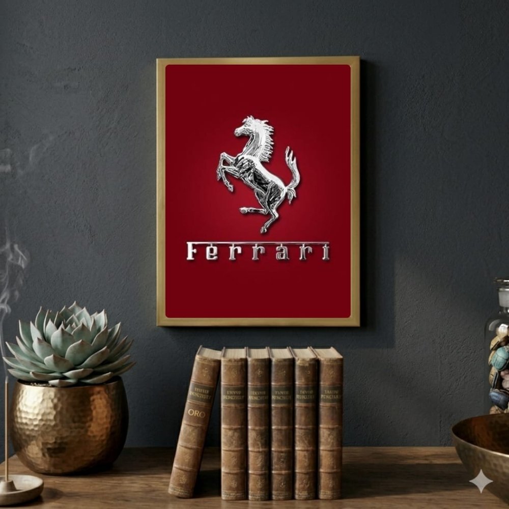 Ferrari logo - Vibes DistrictFerrari logo SilverVibes District