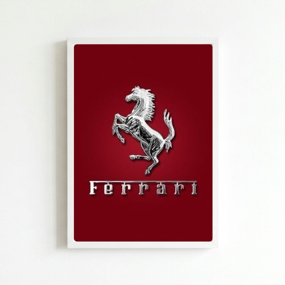 Ferrari logo - Vibes DistrictFerrari logo BiancoVibes District
