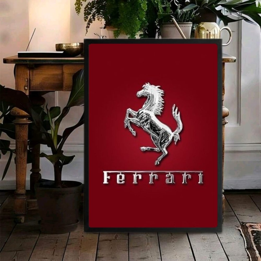 Ferrari logo - Vibes DistrictFerrari logo SilverVibes District