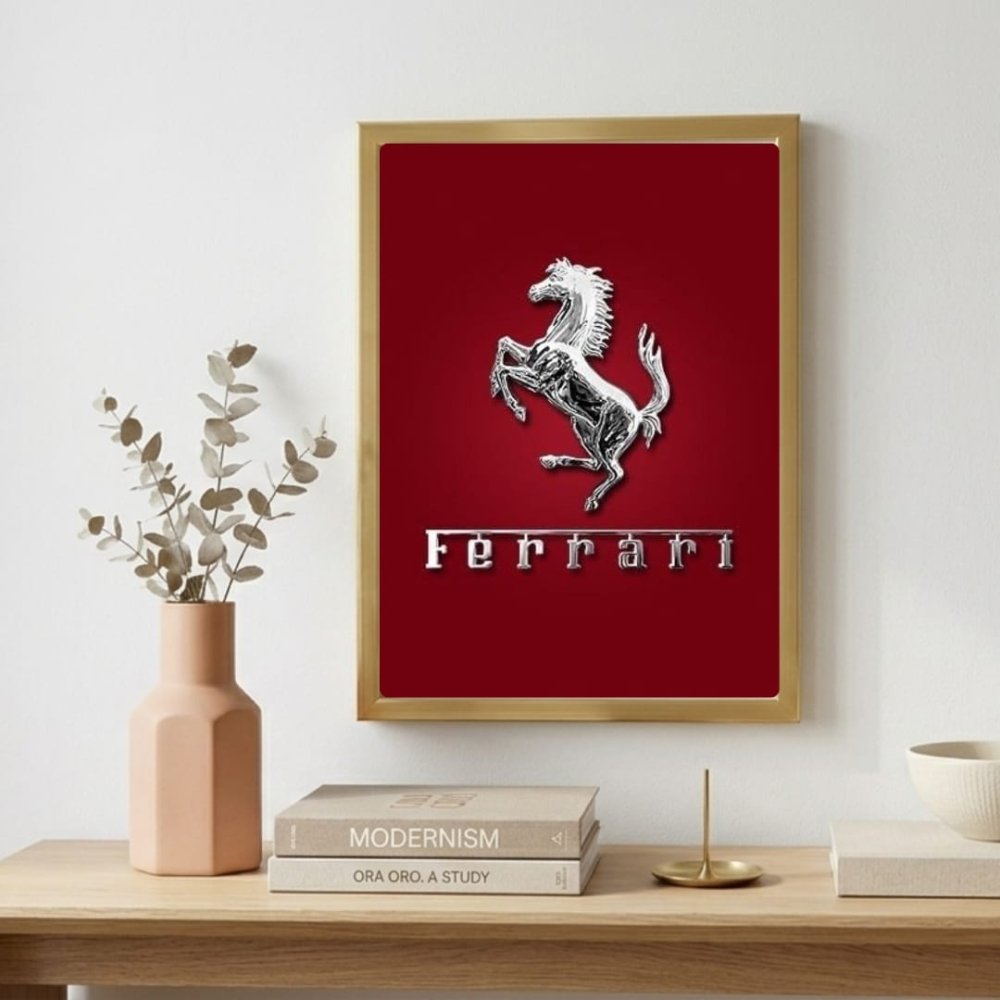 Ferrari logo - Vibes DistrictFerrari logo SilverVibes District