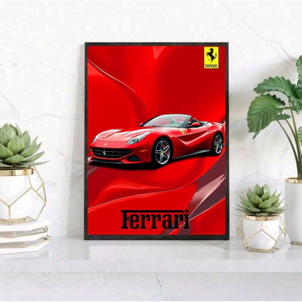 ferrari poster - Vibes Districtferrari poster GoldVibes District