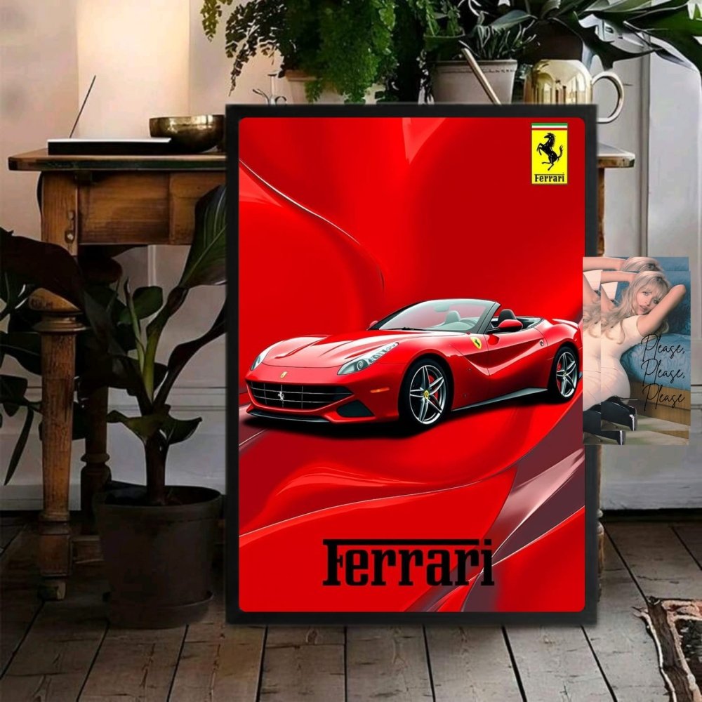 ferrari poster - Vibes Districtferrari poster GoldVibes District