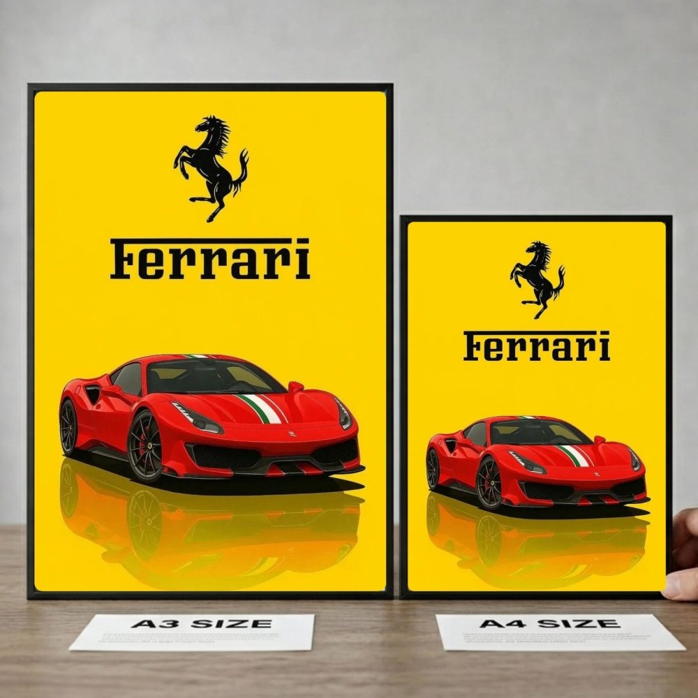 ferrari poster - Vibes Districtferrari poster GoldVibes District