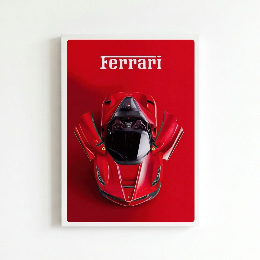 ferrari poster - Vibes Districtferrari poster BiancoVibes District