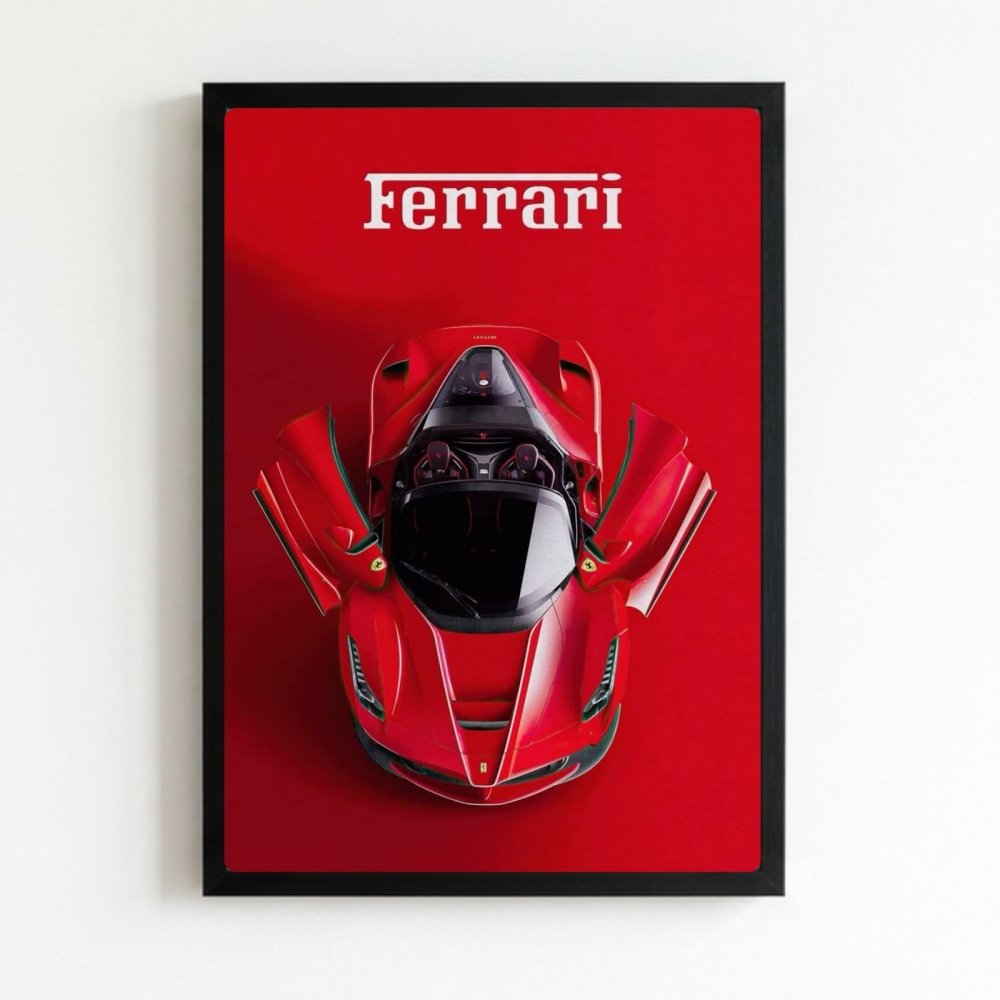 ferrari poster - Vibes Districtferrari poster NeroVibes District