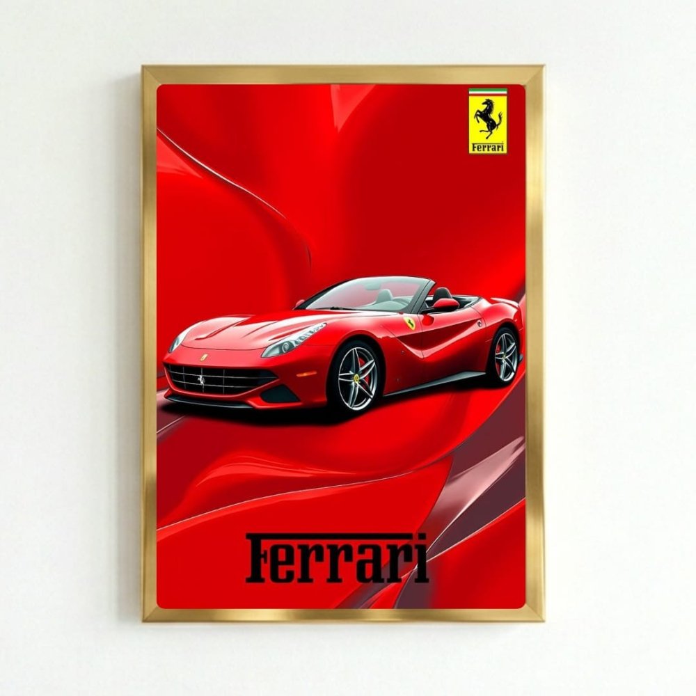 ferrari poster - Vibes Districtferrari poster GoldVibes District