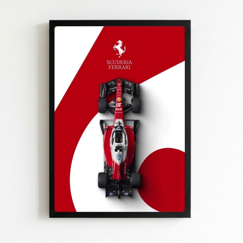 ferrari poster - Vibes Districtferrari poster NeroVibes District