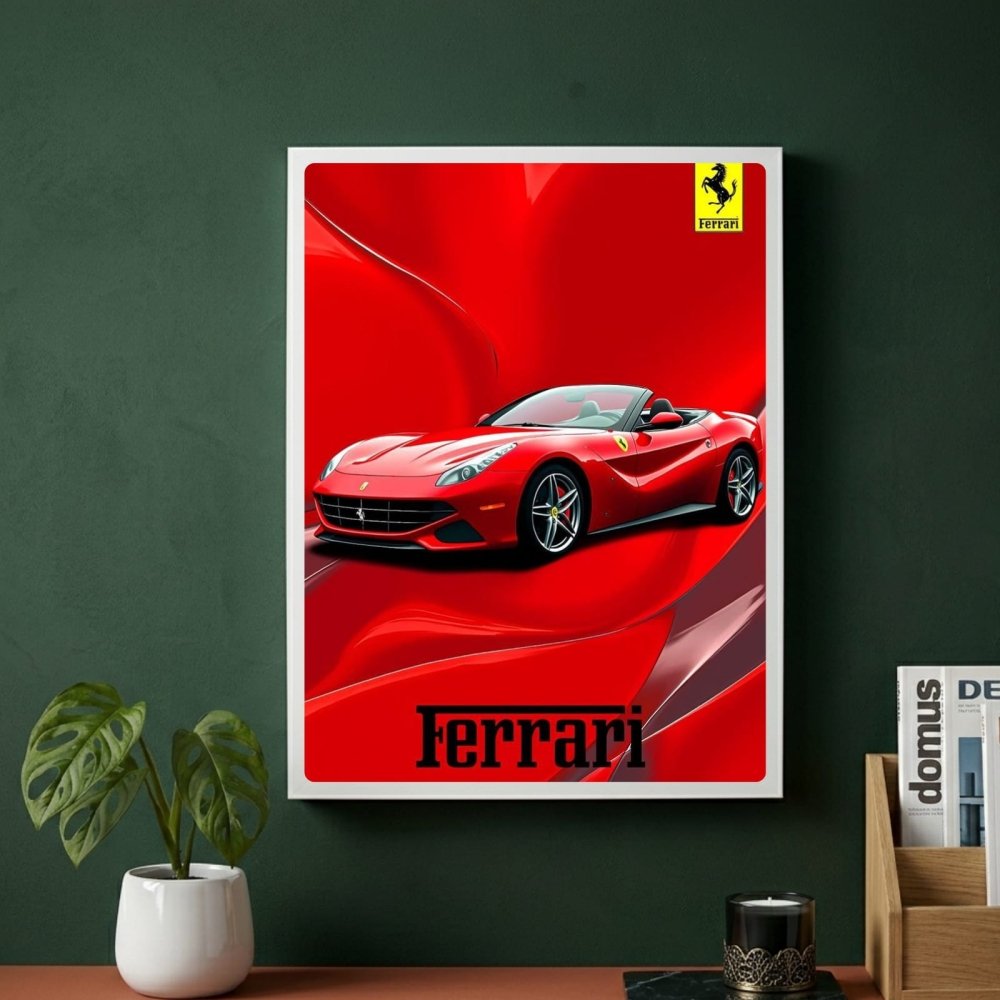 ferrari poster - Vibes Districtferrari poster GoldVibes District