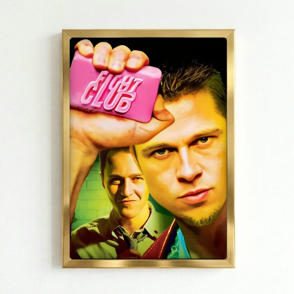 Fight club - Vibes DistrictFight club poster GoldVibes District