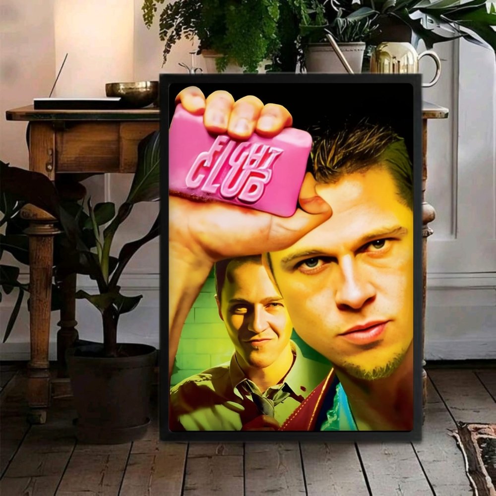 Fight club - Vibes DistrictFight club poster SilverVibes District