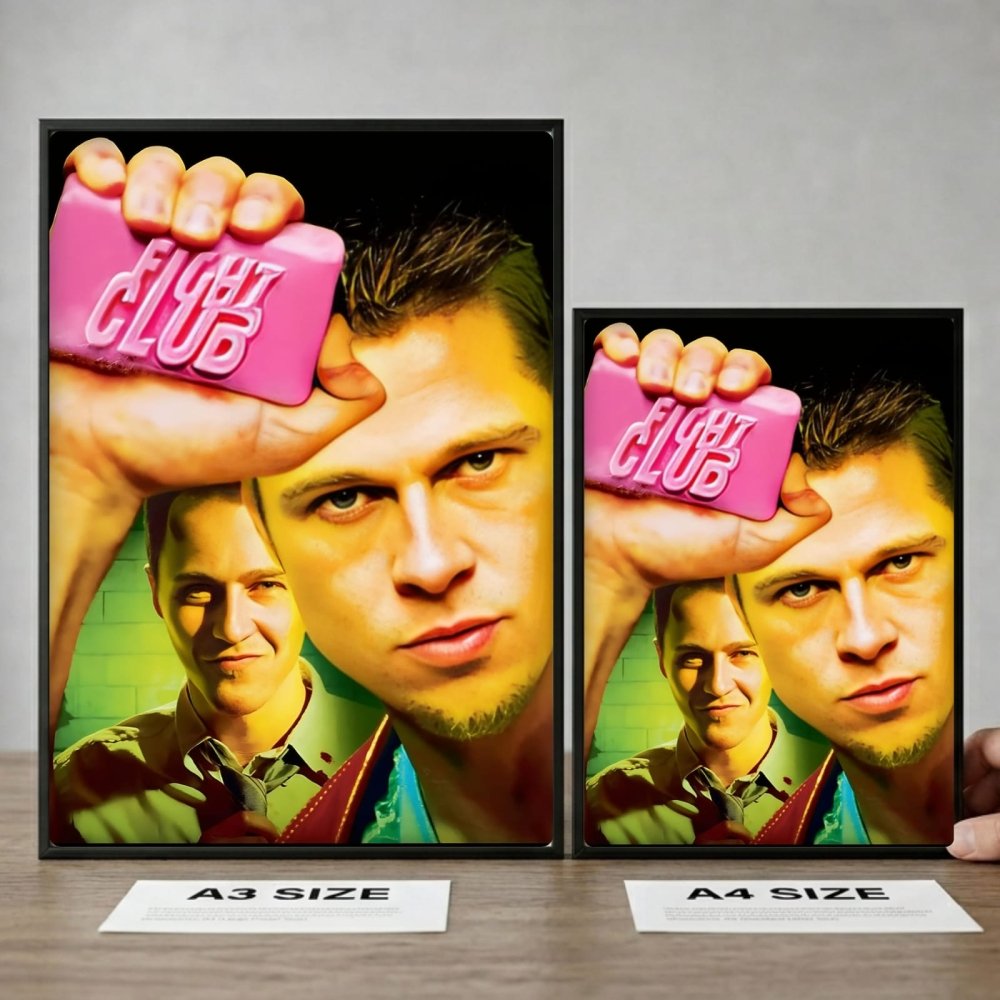Fight club - Vibes DistrictFight club poster SilverVibes District