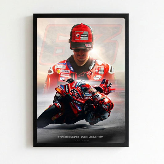Francesco Bagnaia, moto gp - Vibes DistrictFrancesco Bagnaia, moto gp NeroVibes District