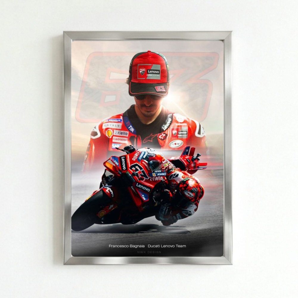 Francesco Bagnaia, moto gp - Vibes DistrictFrancesco Bagnaia, moto gp SilverVibes District