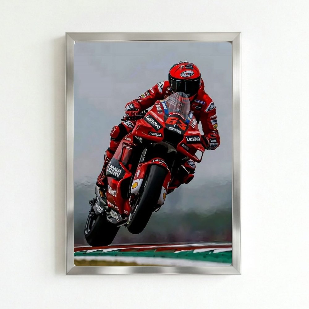 Francesco Bagnaia, moto gp - Vibes DistrictFrancesco Bagnaia, moto gp SilverVibes District