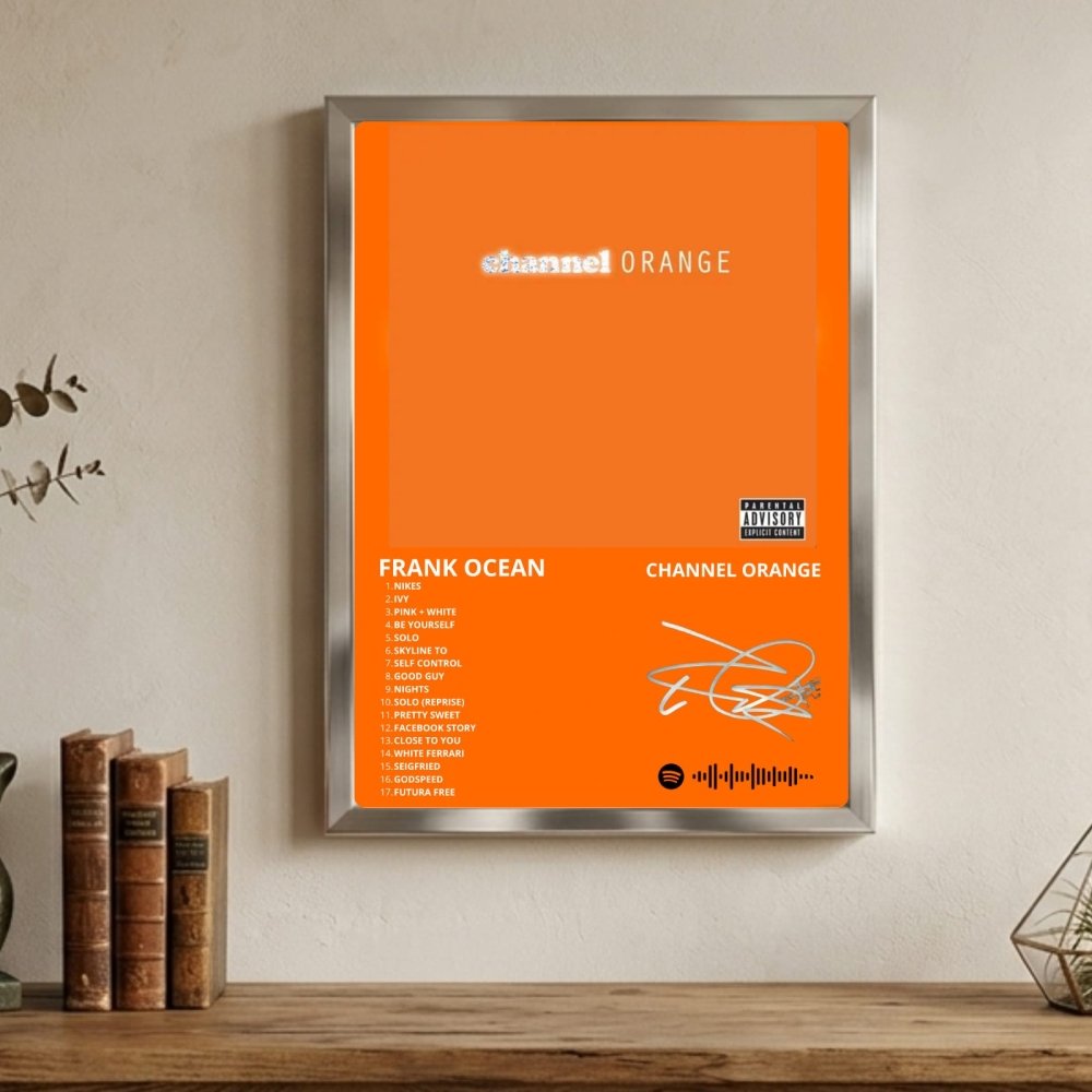 Frank Ocean - Channel Orange Poster with Frame - Vibes DistrictFrank Ocean - Channel Orange Poster with Frame BiancoVibes District
