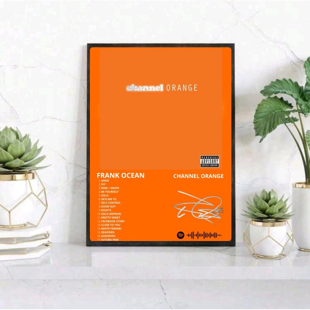 Frank Ocean - Channel Orange Poster with Frame - Vibes DistrictFrank Ocean - Channel Orange Poster with Frame BiancoVibes District