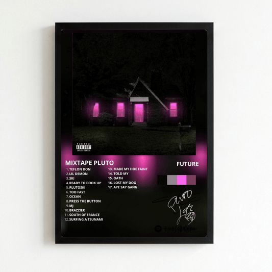 Future - Mixtape Pluto Poster with Frame - Vibes DistrictFuture - Mixtape Pluto Poster with Frame NeroVibes District