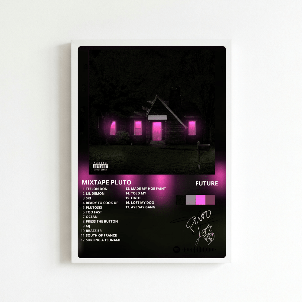 Future - Mixtape Pluto Poster with Frame - Vibes DistrictFuture - Mixtape Pluto Poster with Frame BiancoVibes District