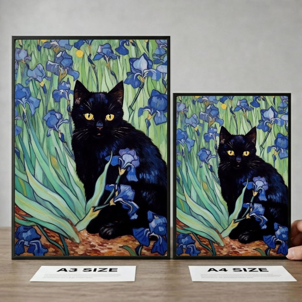 gatto quadro - Vibes Districtgatto quadro poster BiancoVibes District