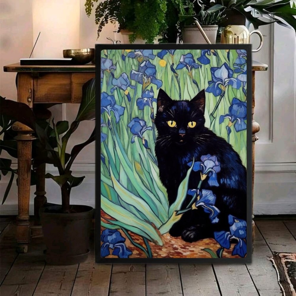 gatto quadro - Vibes Districtgatto quadro poster BiancoVibes District