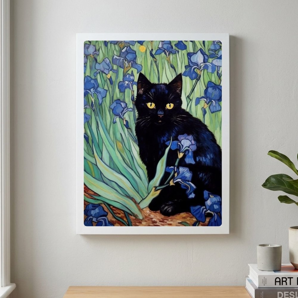 gatto quadro - Vibes Districtgatto quadro poster BiancoVibes District