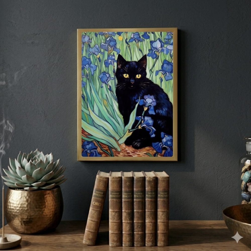 gatto quadro - Vibes Districtgatto quadro poster BiancoVibes District