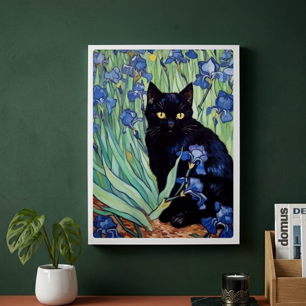 gatto quadro - Vibes Districtgatto quadro poster BiancoVibes District