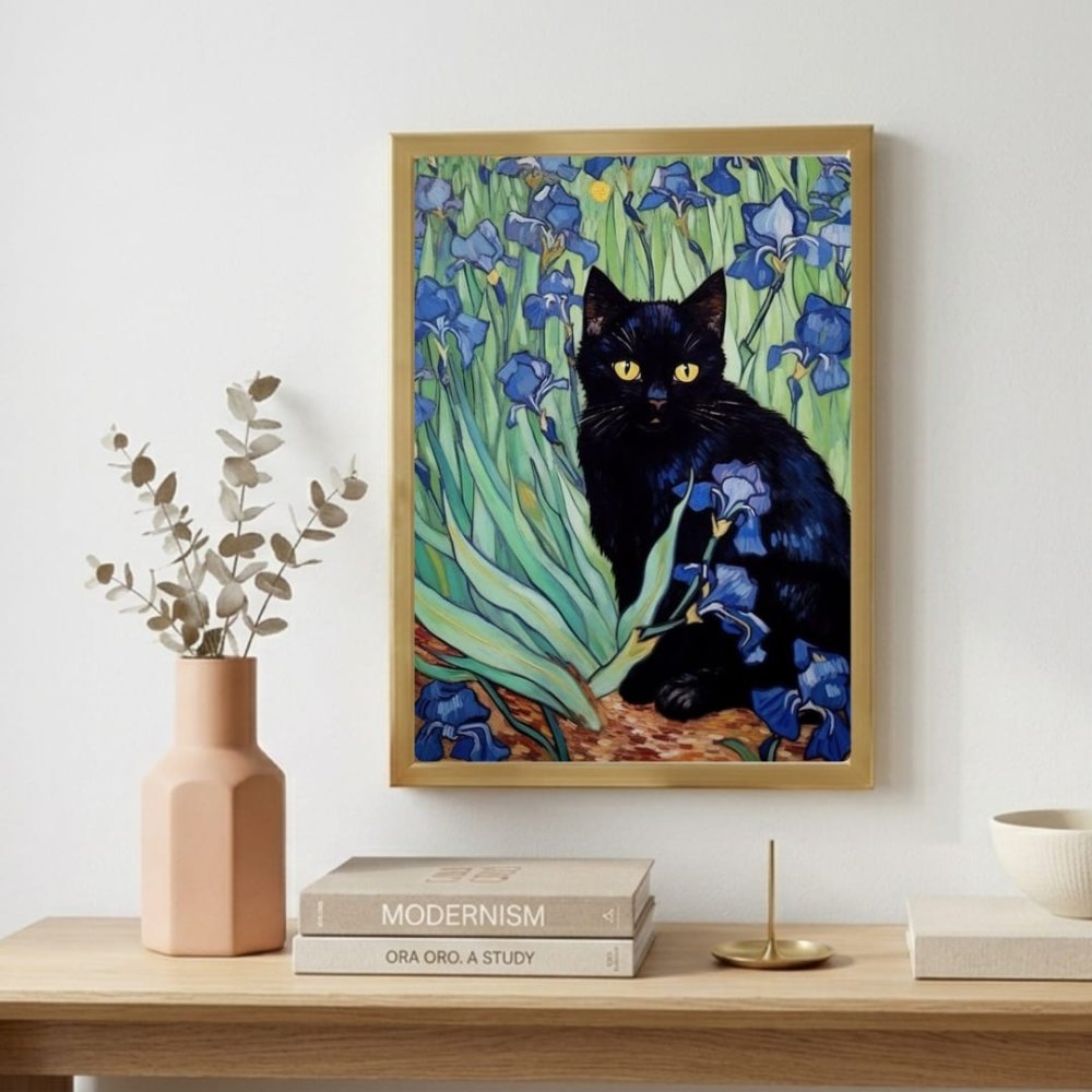 gatto quadro - Vibes Districtgatto quadro poster BiancoVibes District