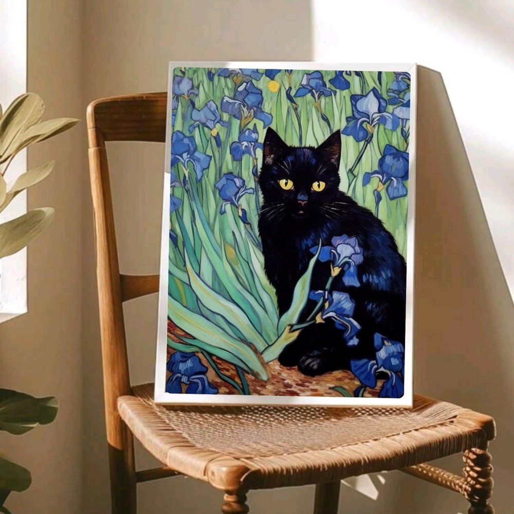 gatto quadro - Vibes Districtgatto quadro poster BiancoVibes District