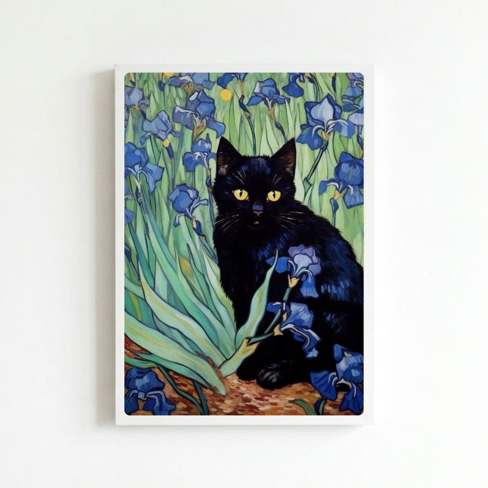 gatto quadro - Vibes Districtgatto quadro poster BiancoVibes District