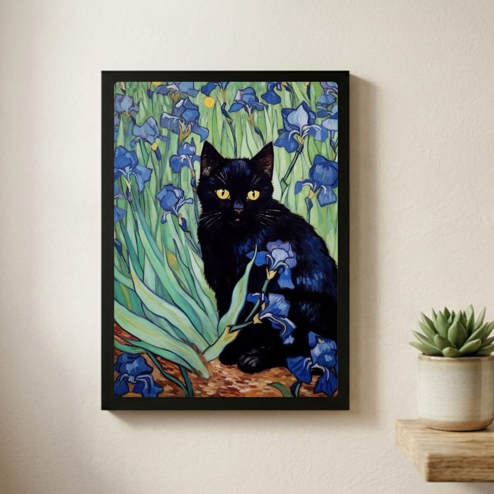 gatto quadro - Vibes Districtgatto quadro poster BiancoVibes District