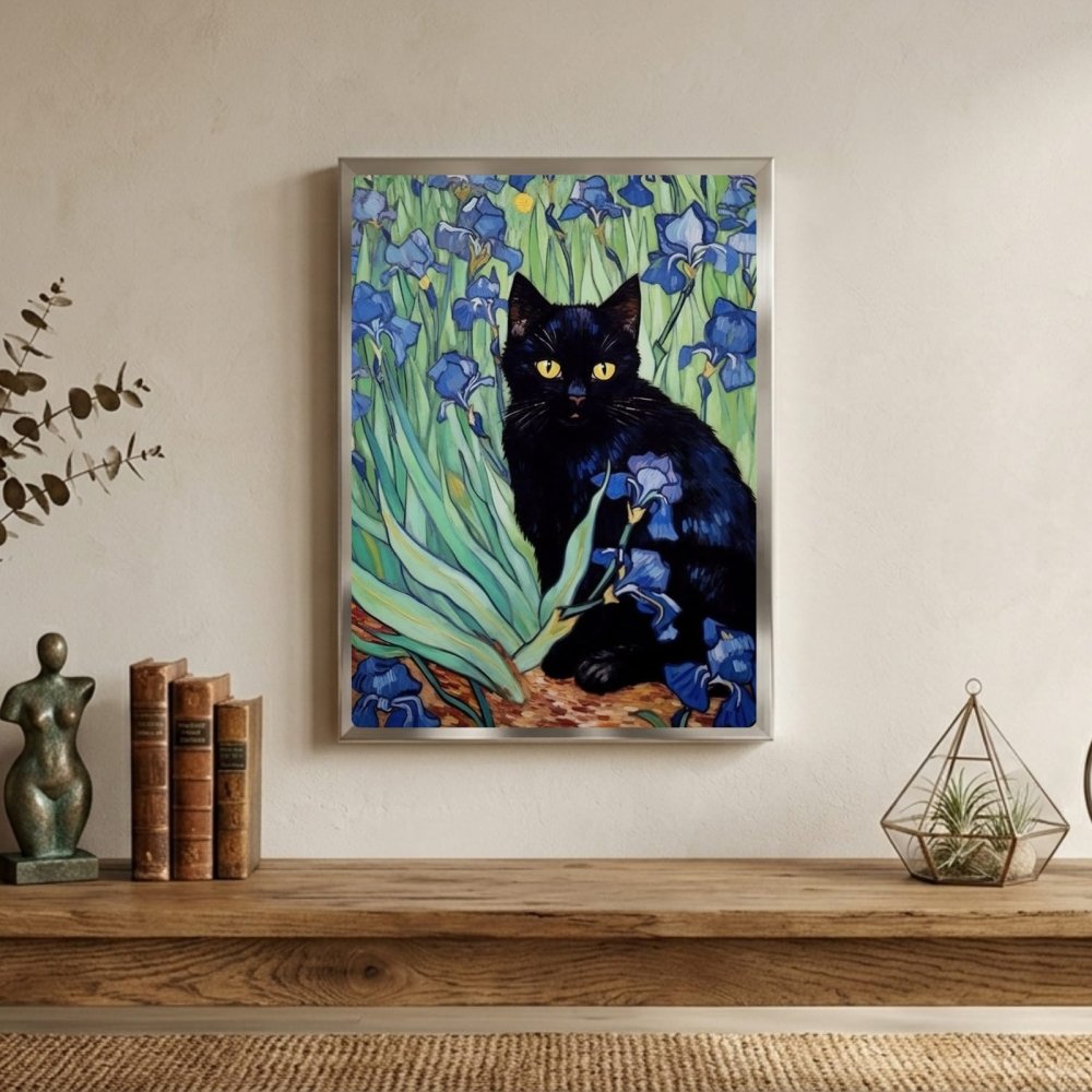 gatto quadro - Vibes Districtgatto quadro poster BiancoVibes District