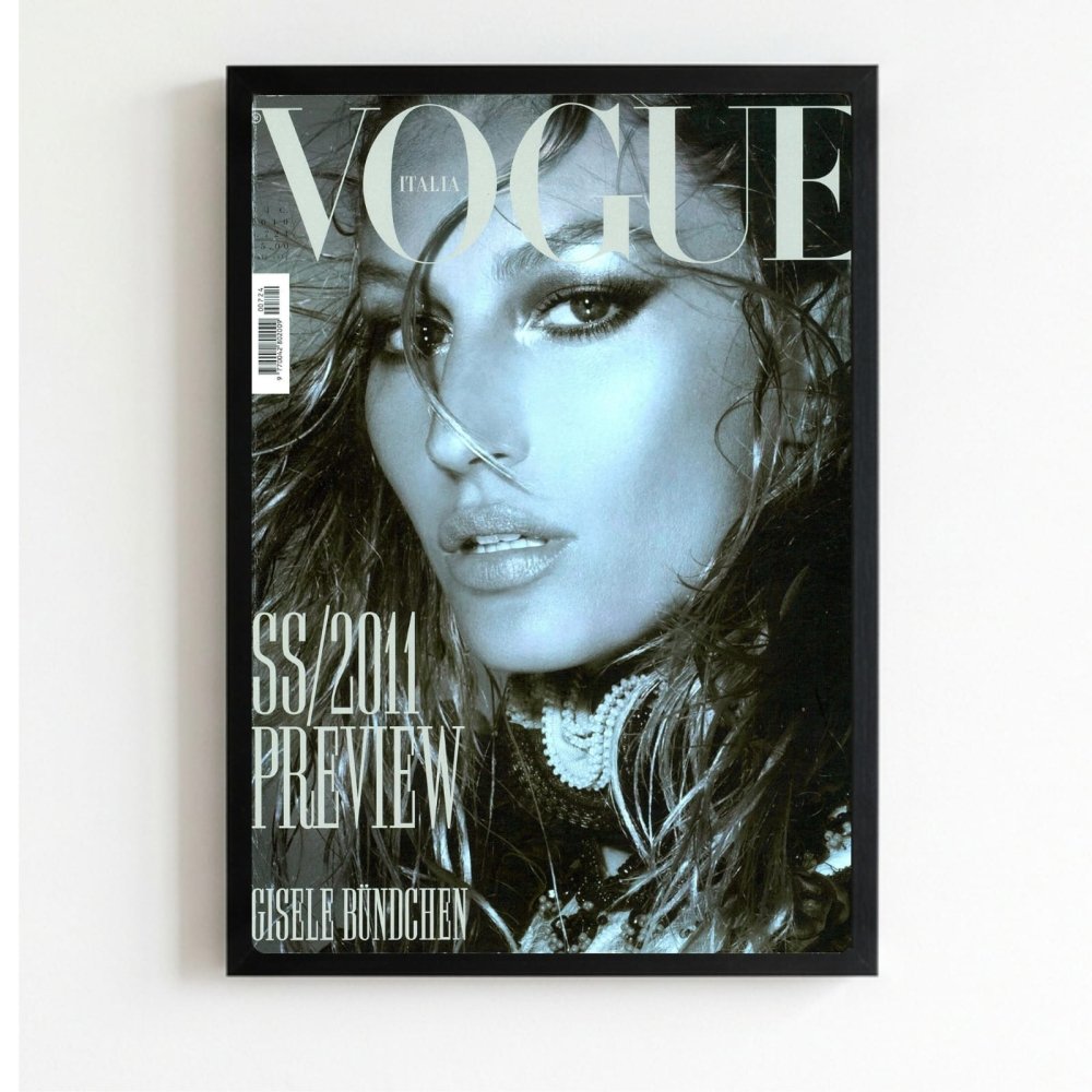 Gisele Bündchen vogue - Vibes DistrictGisele Bündchen vogue poster NeroVibes District