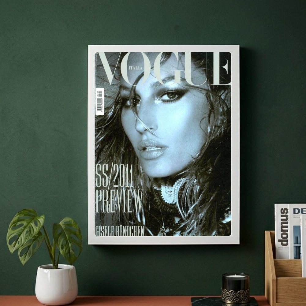Gisele Bündchen vogue - Vibes DistrictGisele Bündchen vogue poster GoldVibes District