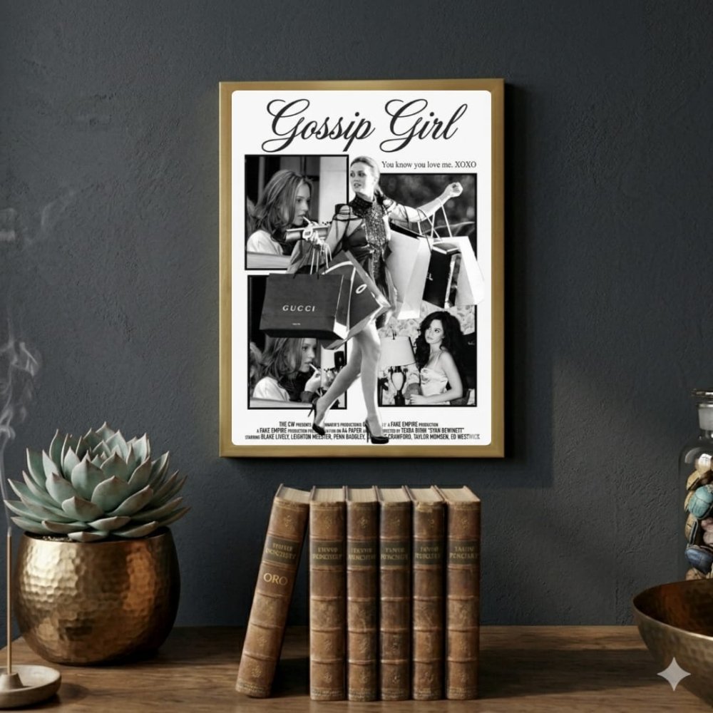 Gossip girl - Vibes DistrictGossip girl poster GoldVibes District