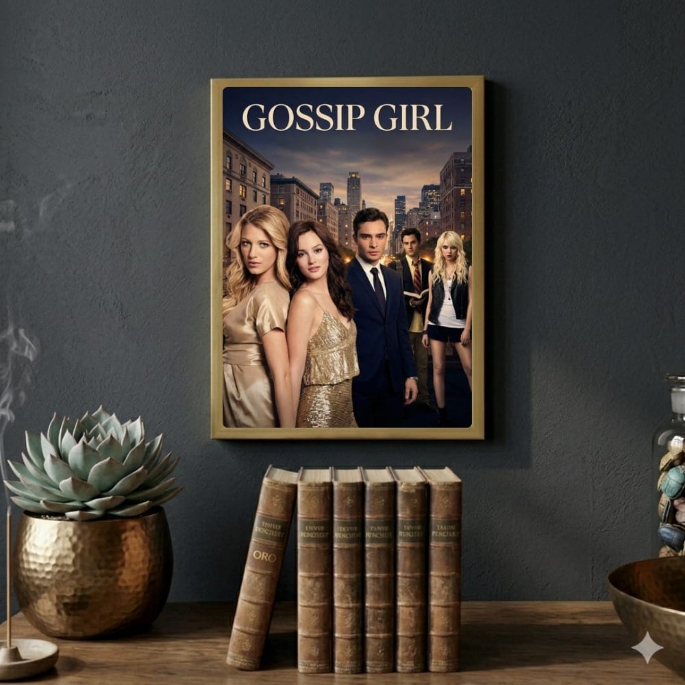 Gossip girl - Vibes DistrictGossip girl poster GoldVibes District