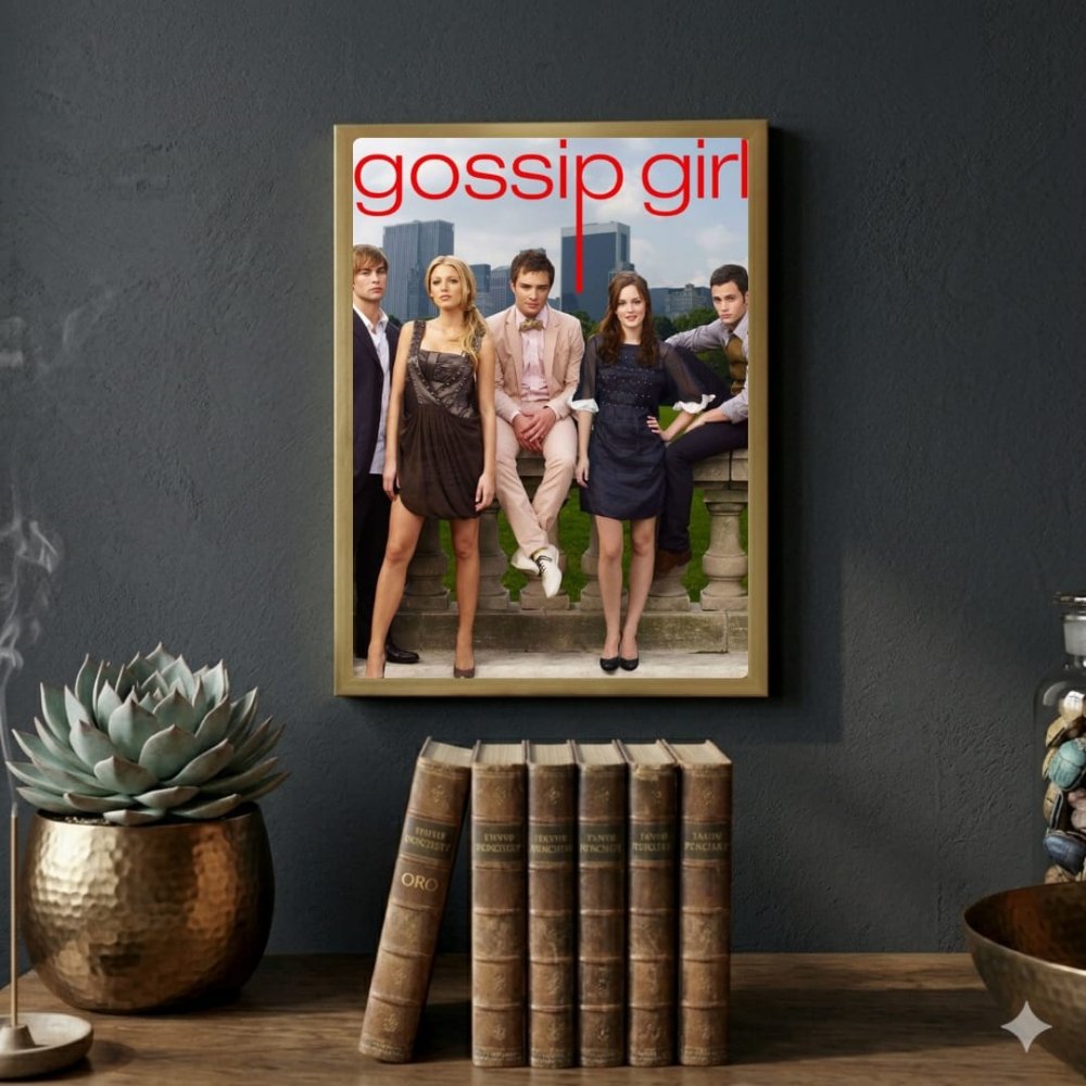 Gossip girl - Vibes DistrictGossip girl poster GoldVibes District