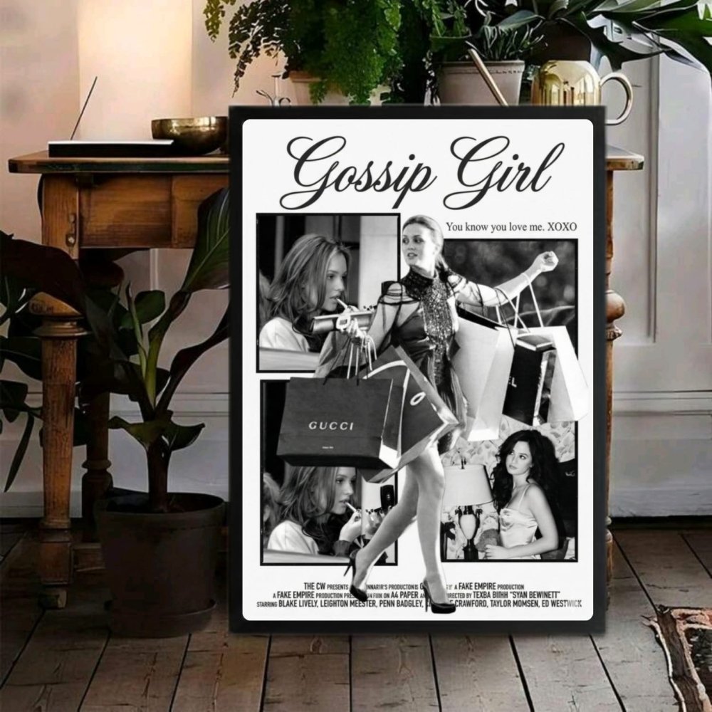 Gossip girl - Vibes DistrictGossip girl poster GoldVibes District