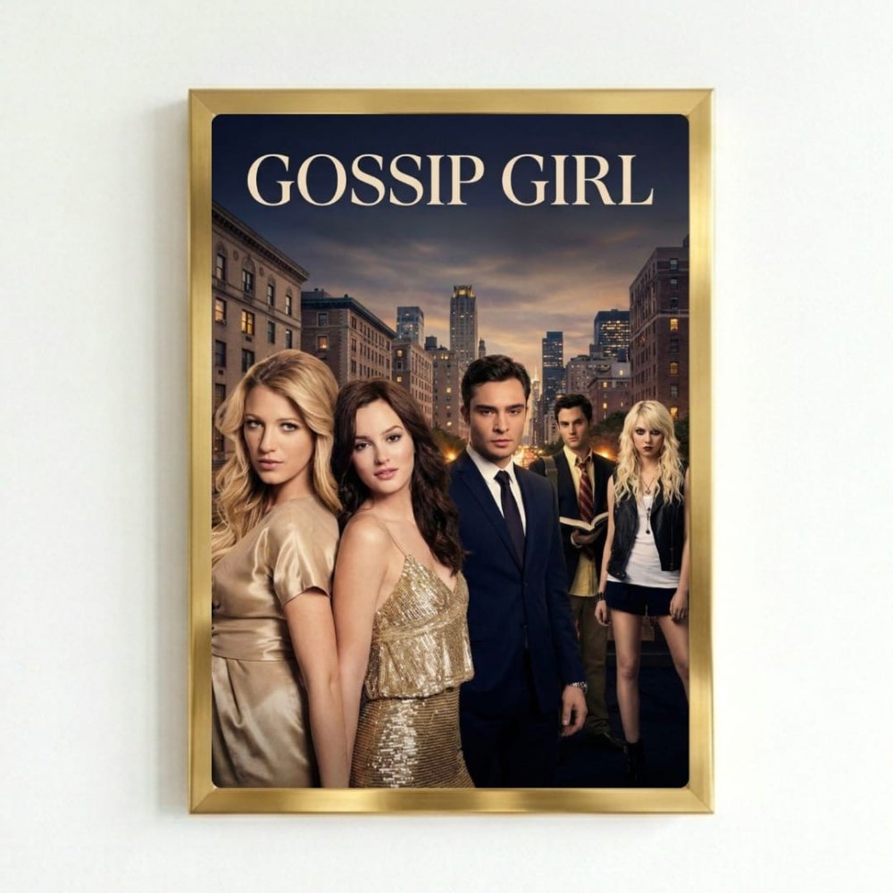Gossip girl - Vibes DistrictGossip girl poster GoldVibes District