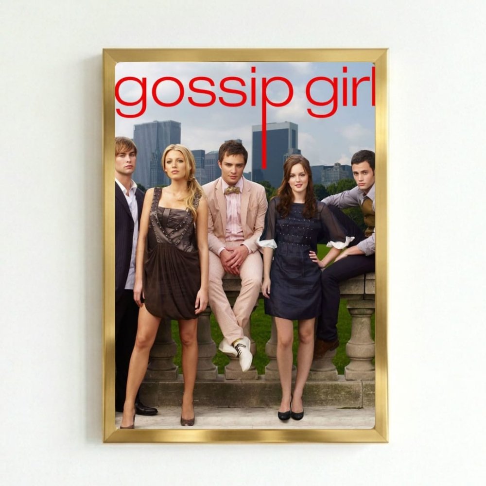 Gossip girl - Vibes DistrictGossip girl poster GoldVibes District