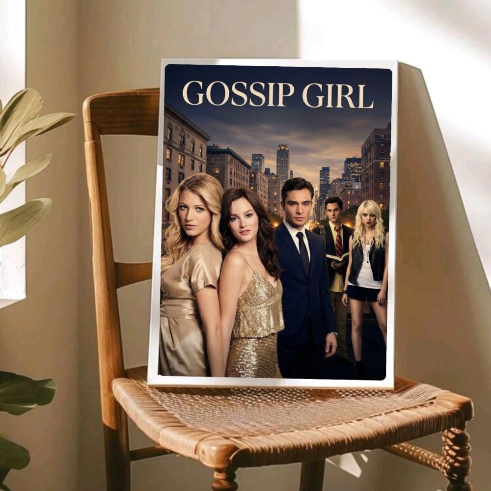 Gossip girl - Vibes DistrictGossip girl poster GoldVibes District