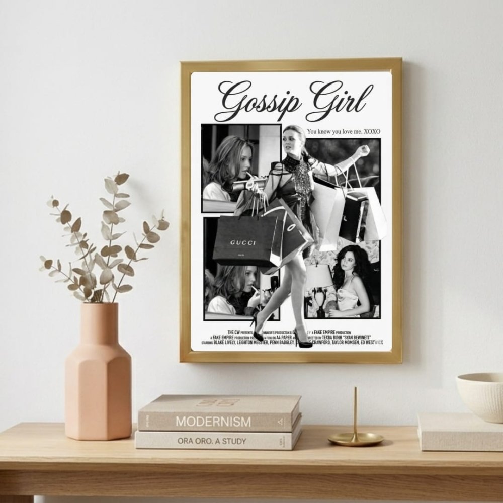 Gossip girl - Vibes DistrictGossip girl poster GoldVibes District