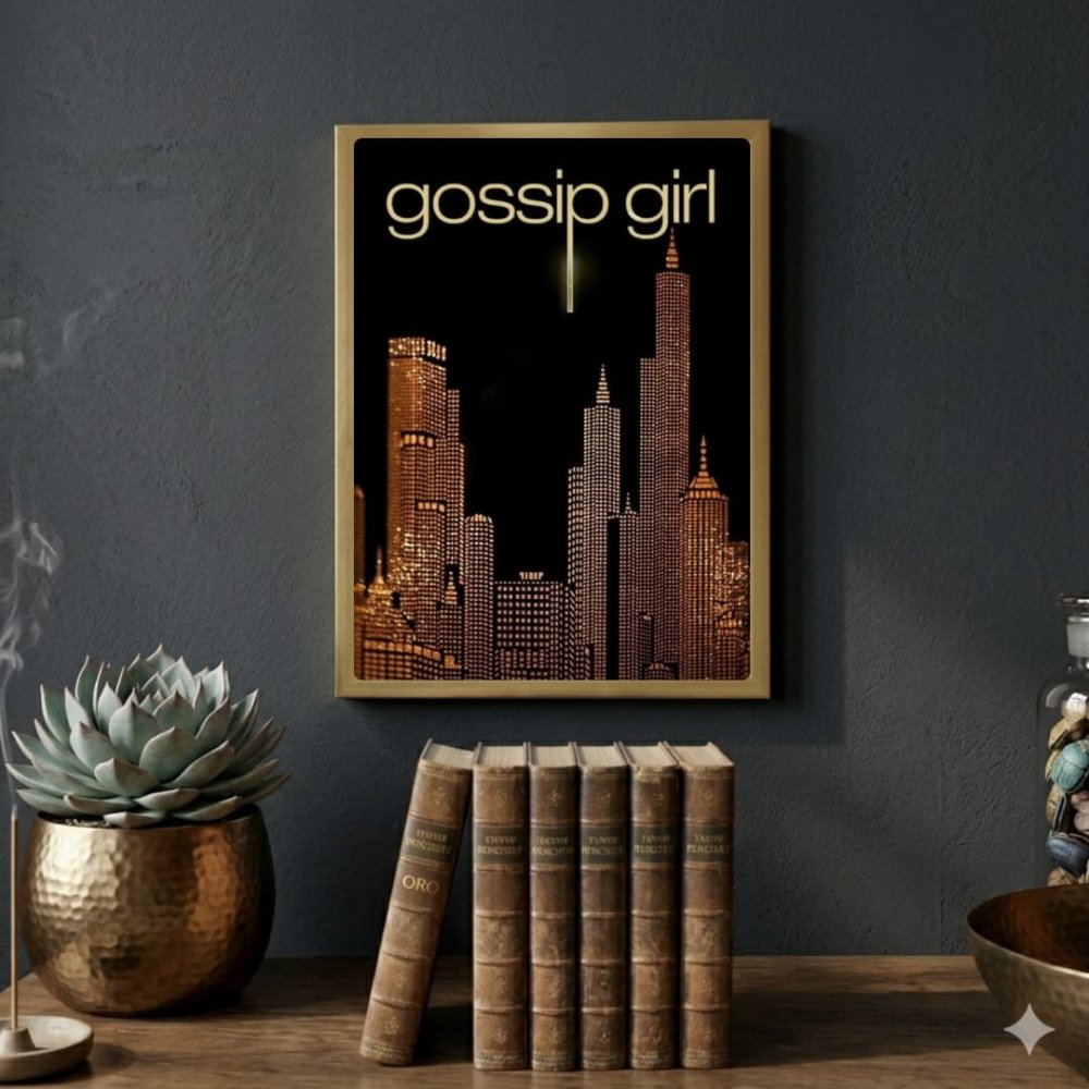 Gossip girl - Vibes DistrictGossip girl poster GoldVibes District