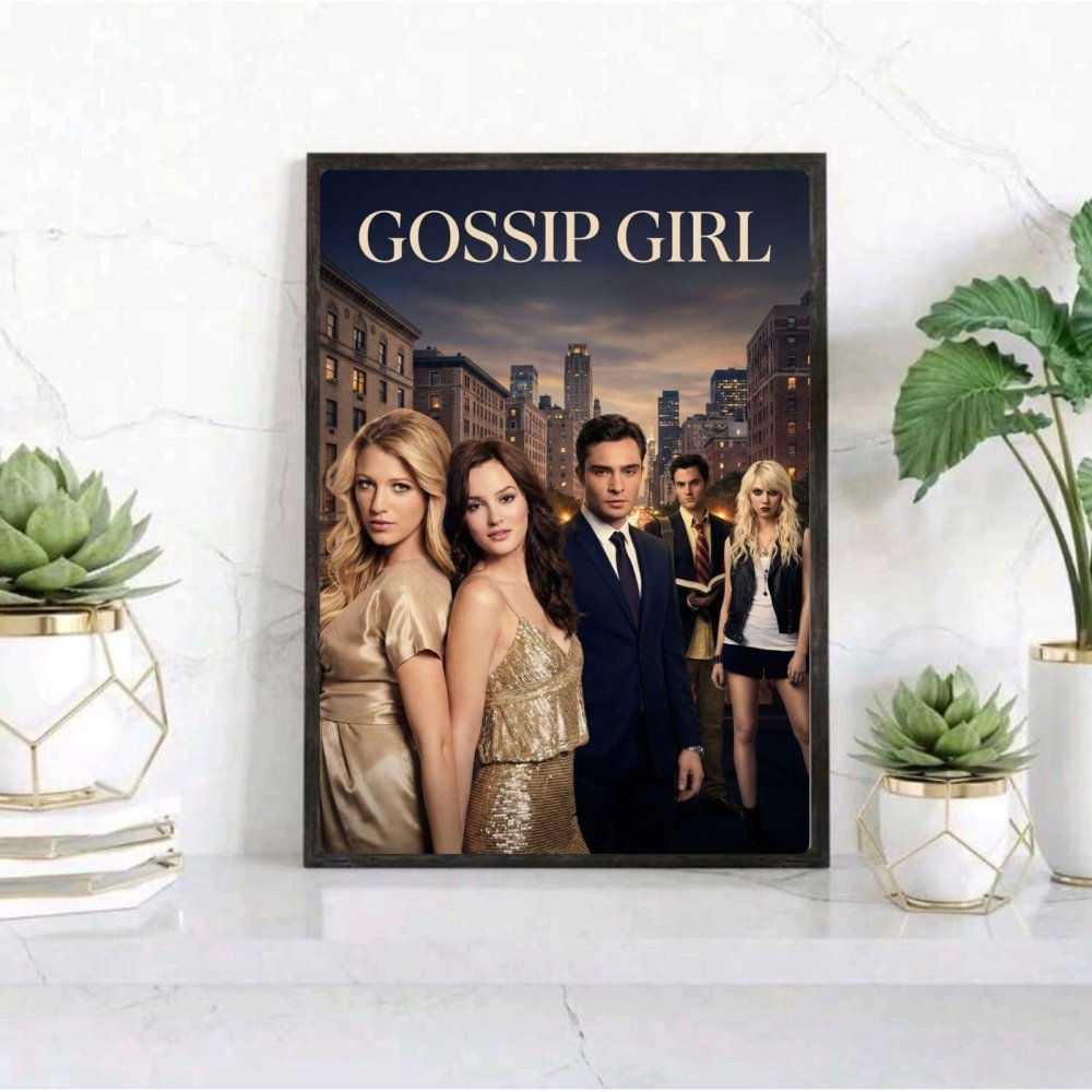Gossip girl - Vibes DistrictGossip girl poster GoldVibes District